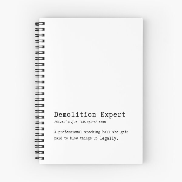 Item preview, Demolition Expert Funny Job Definition Construction Humor designed and sold by HasHs.
