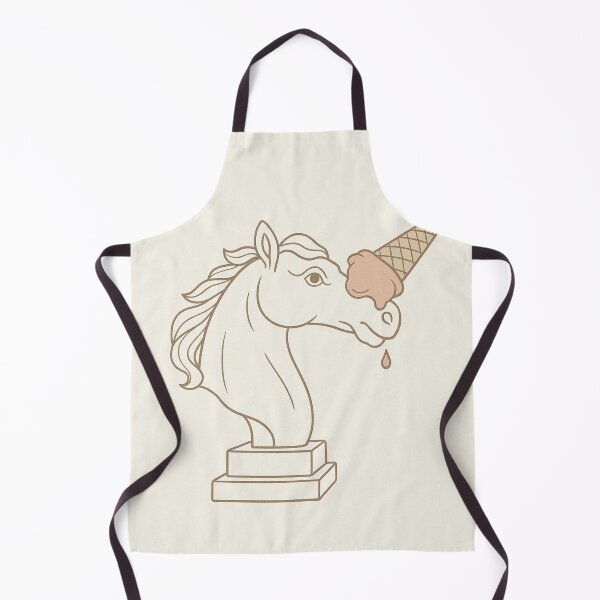 Item preview, Unicone Minimal – Unicorn parody as line art on a classic horse bust designed and sold by Bernd Friese.