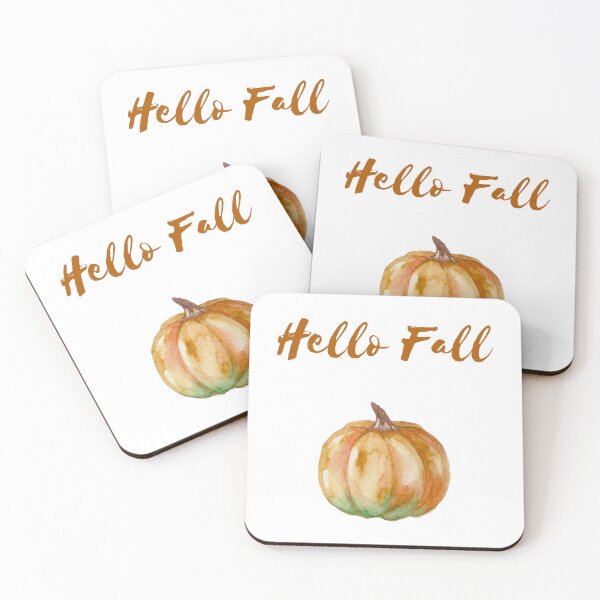 Item preview, Pumpkin saying hello to fall designed and sold by HEFEEL.