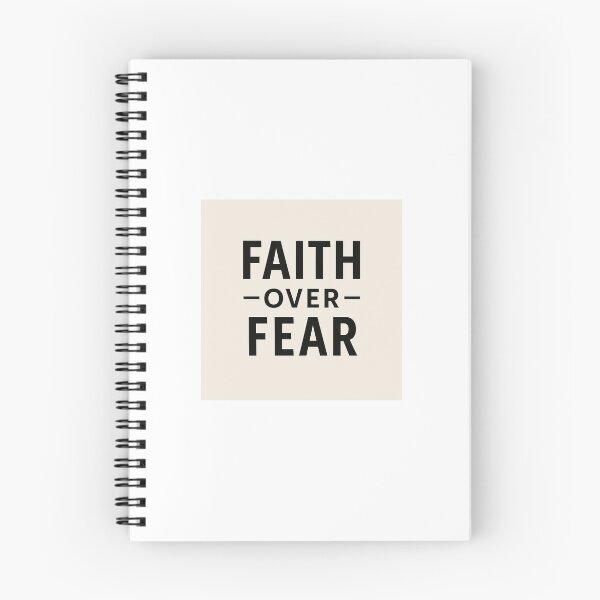 Item preview, Faith Over Fear — Inspiring Bible Verse Typography designed and sold by Ranzors-Shop.