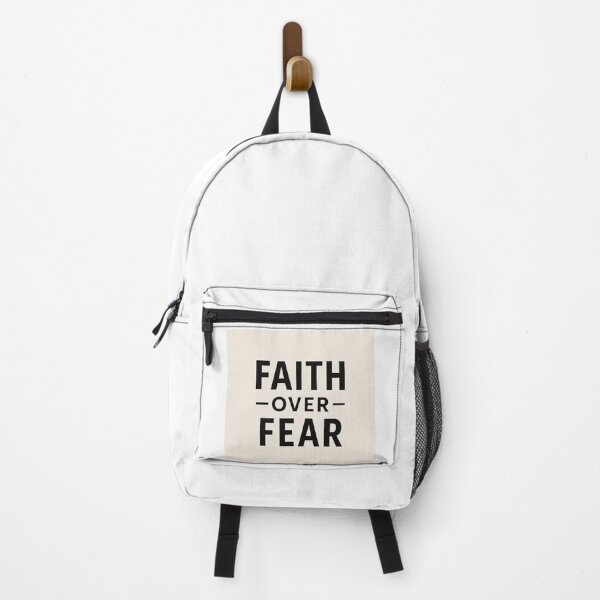 Item preview, Faith Over Fear — Inspiring Bible Verse Typography designed and sold by Ranzors-Shop.
