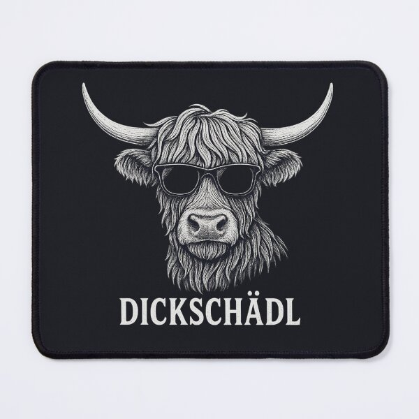 Item preview, Highland Cow “Thickhead” – Highland cattle with sunglasses designed and sold by Bernd Friese.