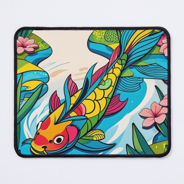 Item preview, Bright Tropical Fish in Coral Reef – Fun Ocean Illustration designed and sold by DariaCraft.
