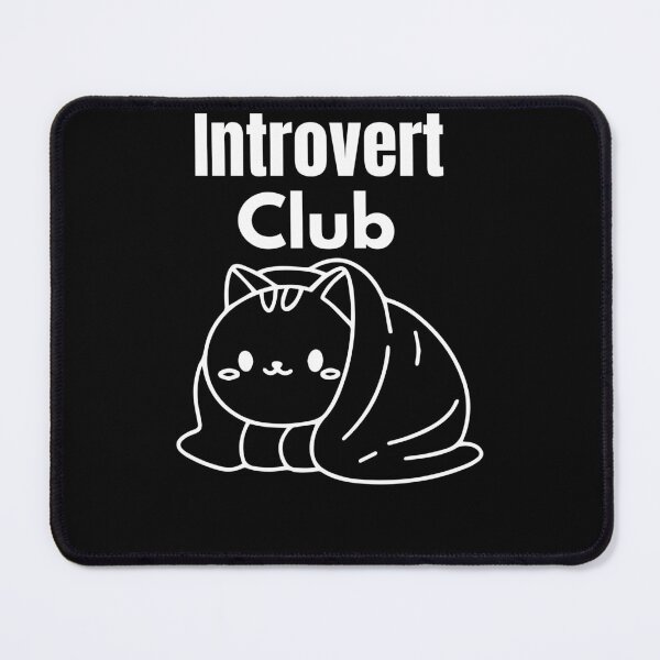 Item preview, Introvert Club – Minimalist Quote for Quiet Souls designed and sold by Xulat.