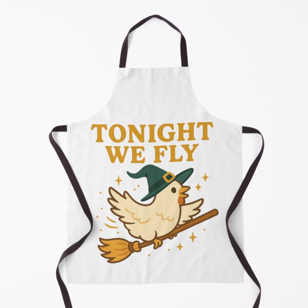 Item preview, Tonight We Fly Funny Chicken Witch Halloween designed and sold by THIENVT.