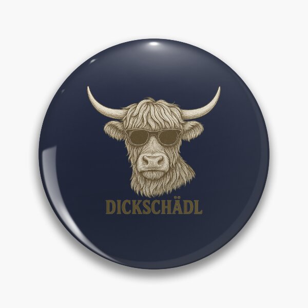 Item preview, Highland Cow “Thickhead” – Highland cattle with sunglasses designed and sold by Bernd Friese.