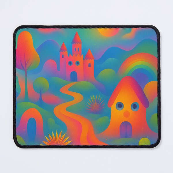 Item preview, Neon Dreamland Castle Path designed and sold by zzz888.