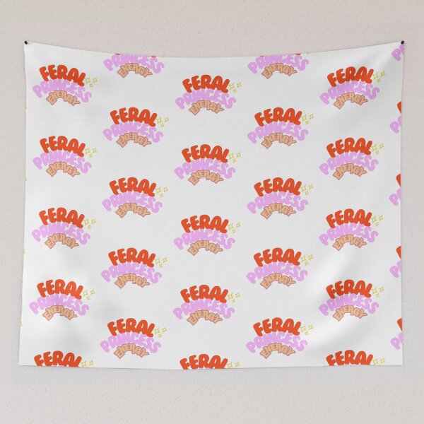 Item preview, Feral Princess Energy - Soft Colors Puffy Aesthetic Text Design designed and sold by eggface.sandwich.