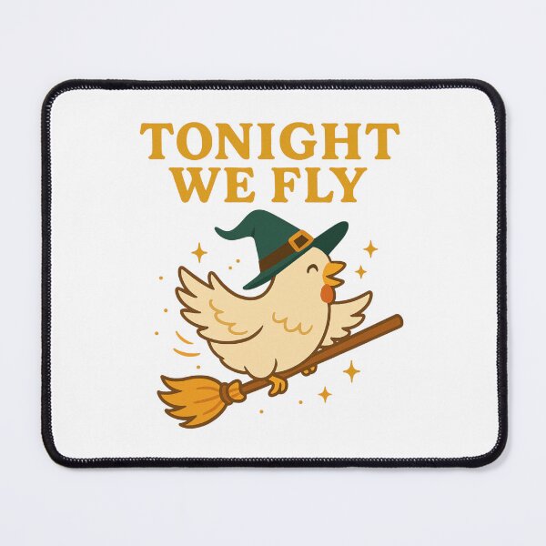 Item preview, Funny Halloween Tonight We Fly Chicken Witch designed and sold by THIENVT.