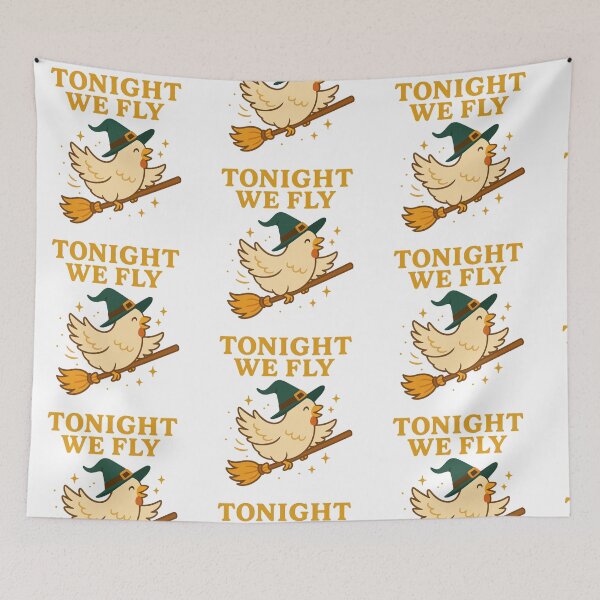 Item preview, Funny Halloween Tonight We Fly Chicken Witch  designed and sold by THIENVT.
