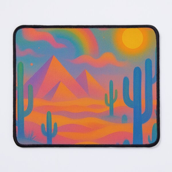 Item preview, Neon Desert Pyramids Vista designed and sold by zzz888.