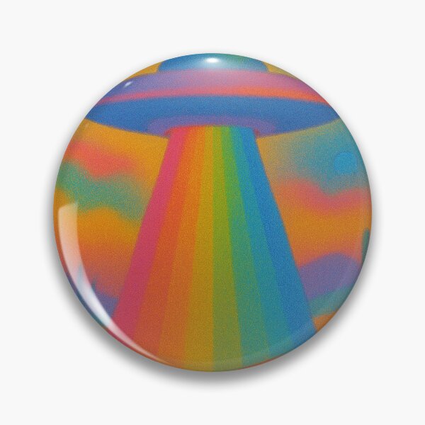 Item preview, Rainbow Beam UFO Desert Arrival designed and sold by zzz888.