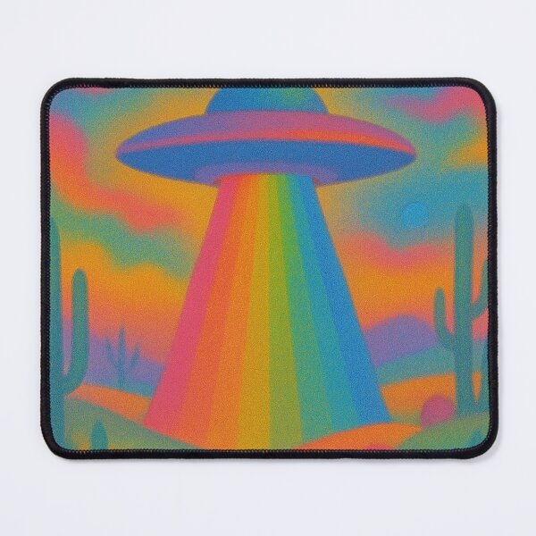 Item preview, Rainbow Beam UFO Desert Arrival designed and sold by zzz888.