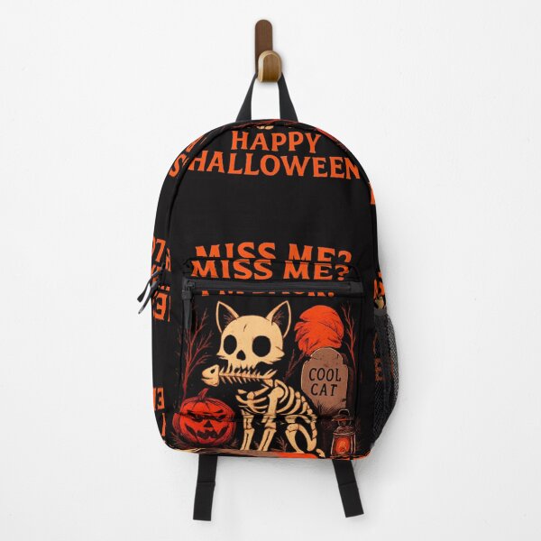 Item preview, Miss Me? I’m Back! – Ghost Cat Halloween Tee designed and sold by RetroPawsDesign.