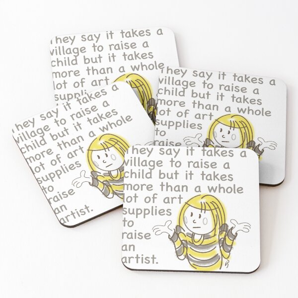 Item preview, Silly-Su’s mom said no to her art scholarship. designed and sold by SUSY JOHNSEN/SUSY-J.
