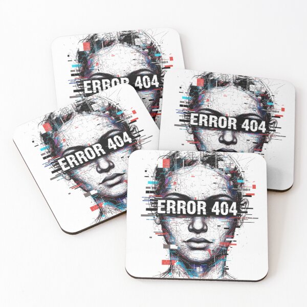 Item preview, Error 404 Glitched face Identity designed and sold by Mossglow.