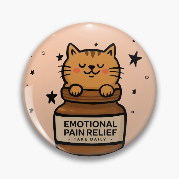 Item preview, Emotional Support Cat – Daily Dose of Happiness & Comfort designed and sold by Tattyarts.