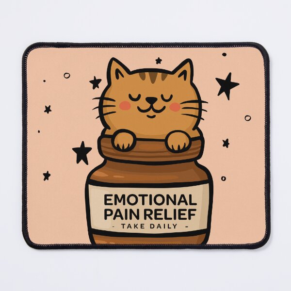Item preview, Emotional Support Cat – Daily Dose of Happiness & Comfort designed and sold by Tattyarts.