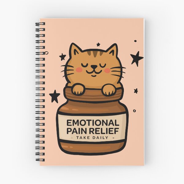 Item preview, Emotional Support Cat – Daily Dose of Happiness & Comfort designed and sold by Tattyarts.