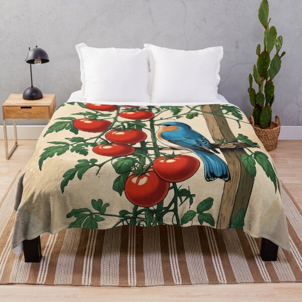 Item preview, Tomato Trellis – Bluebird in the Summer Garden designed and sold by Deezyned.