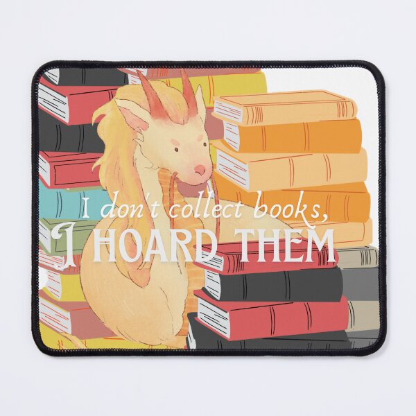 Item preview, Book Hoarder Dragon Lover designed and sold by eggface.sandwich.