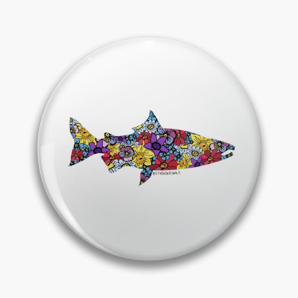 Item preview, Dark Florals Salmon designed and sold by studiokeighls.