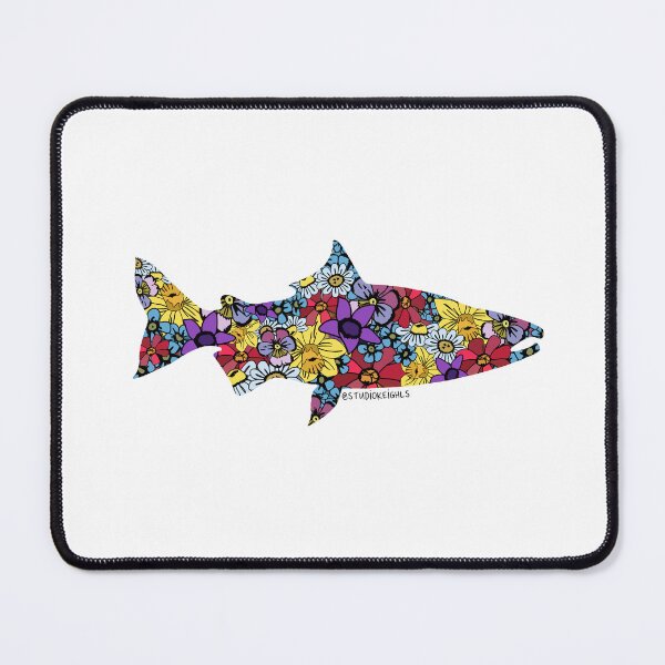 Item preview, Dark Florals Salmon designed and sold by studiokeighls.