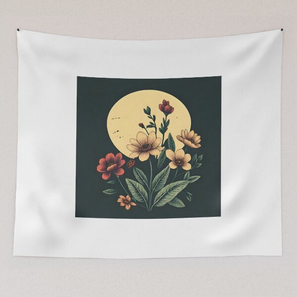 Item preview, Moonlit Garden Bloom designed and sold by lKOSMOXSTORE.
