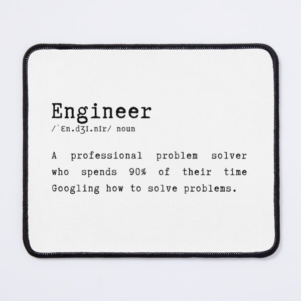 Item preview, Funny Engineer Definition T-Shirt – Problem Solver Humor designed and sold by HasHs.
