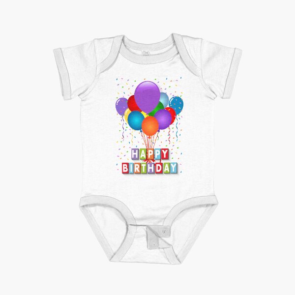 Item preview, Happy Birthday Quote with Colorful Balloon Celebration Design designed and sold by ArtsyExplorer.