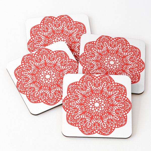 Item preview, Crimson Lace Mandala designed and sold by KornDala88.
