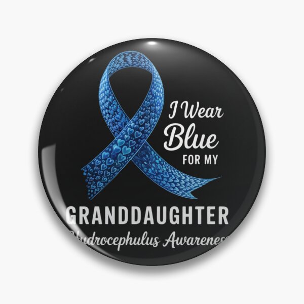 Item preview, I Wear Blue For My Granddaughter Hydrocephalus Awareness T-Shirt designed and sold by ConceptualVibes.