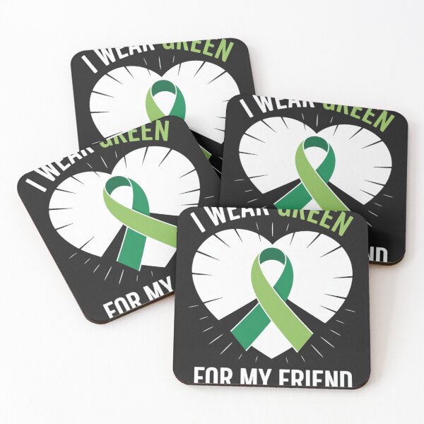 Item preview, I Wear Green For My Friend Adrenal Cancer Awareness designed and sold by ConceptualVibes.