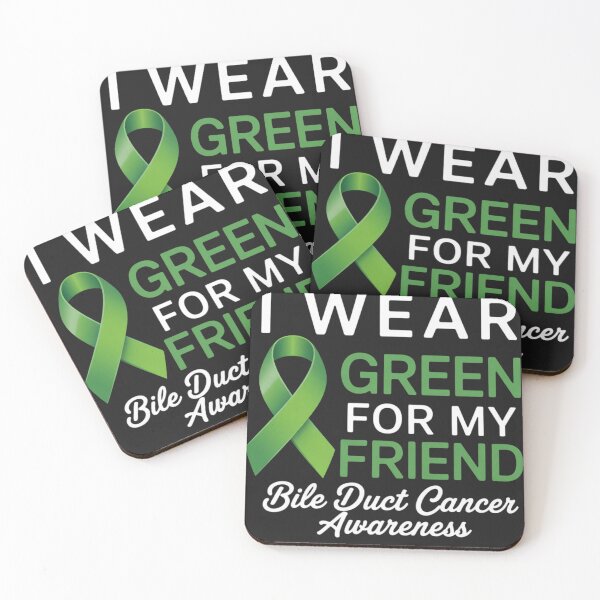 Item preview, I Wear Green For My Friend Bile Duct Cancer Awareness designed and sold by ConceptualVibes.