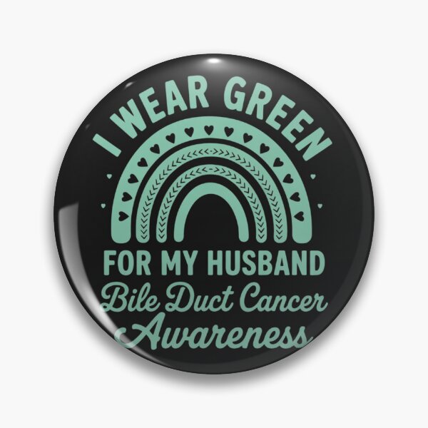 Item preview, I Wear Green For My Husband Bile Duct Cancer Awareness designed and sold by ConceptualVibes.