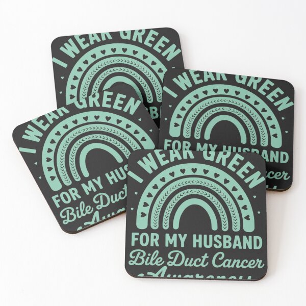 Item preview, I Wear Green For My Husband Bile Duct Cancer Awareness designed and sold by ConceptualVibes.