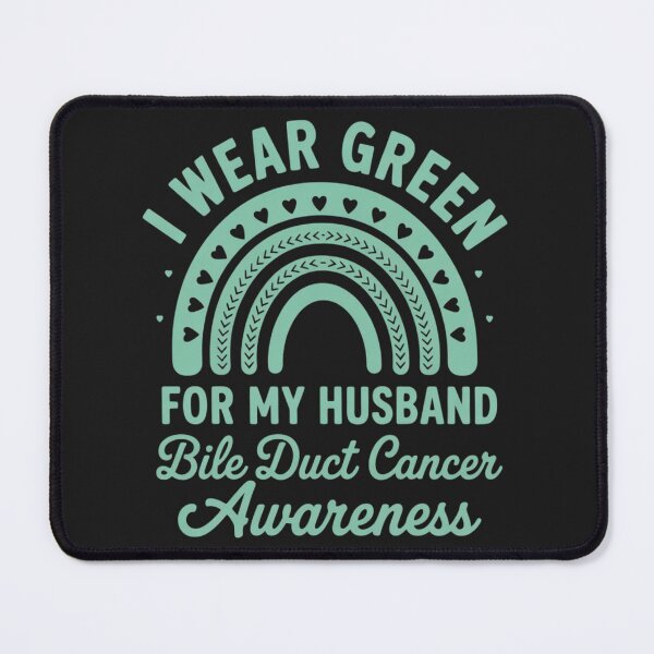 Item preview, I Wear Green For My Husband Bile Duct Cancer Awareness designed and sold by ConceptualVibes.