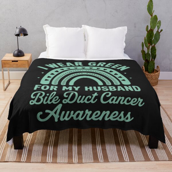 Item preview, I Wear Green For My Husband Bile Duct Cancer Awareness designed and sold by ConceptualVibes.