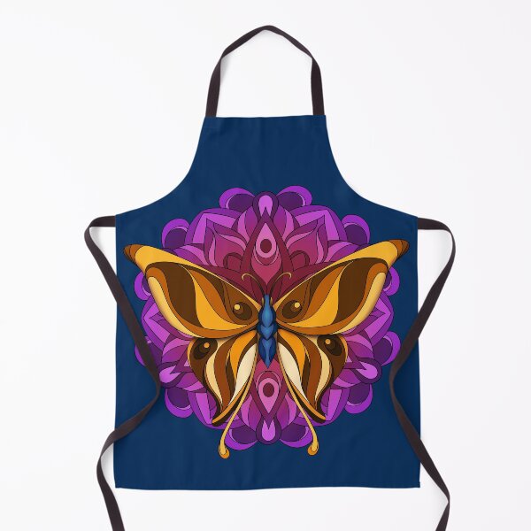 Item preview, Yellow Butterfly - Colorful Symmetrical Insect Illustration designed and sold by Soelly.