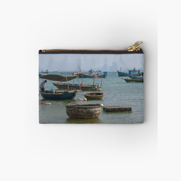 Item preview, Basket Boats and Fishing Boats in Da Nang, Vietnam designed and sold by WorldScenery.