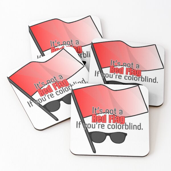 Item preview, Is It A Red Flag? MEH. design, sticker, pin, magnet, etc. designed and sold by eggface.sandwich.