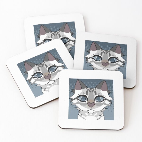 Item preview, Frostdawn warrior cats pixel art designed and sold by Uncanny.vallee.