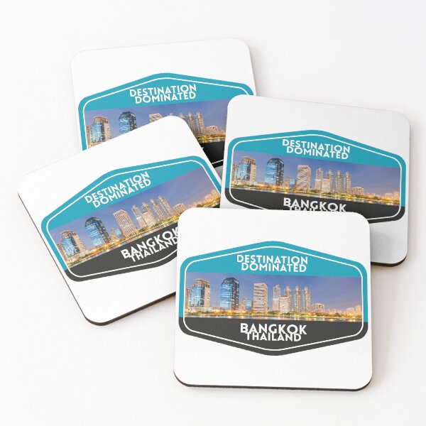 Item preview, Destination Dominated: Bangkok Thailand Travel Badge designed and sold by Imagin8ive.