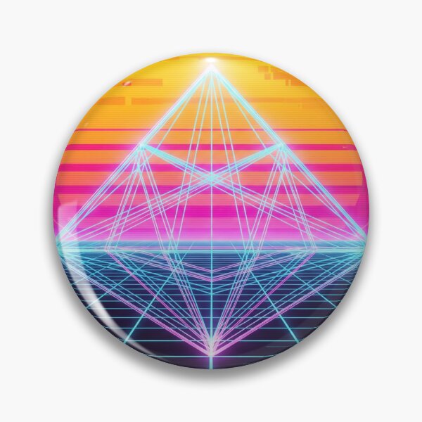 Item preview, Retrowave Grid designed and sold by Rendered-Wear.