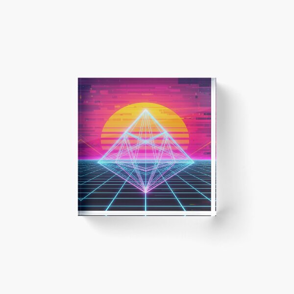 Item preview, Retrowave Grid designed and sold by Rendered-Wear.