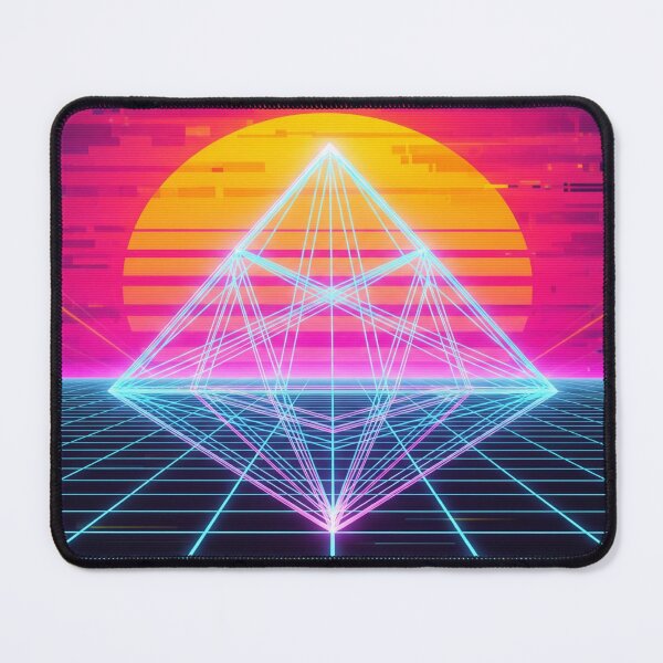 Item preview, Retrowave Grid designed and sold by Rendered-Wear.