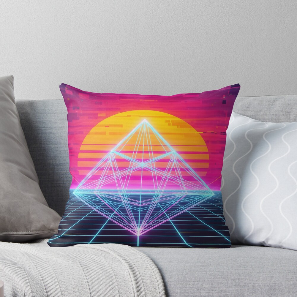 Item preview, Throw Pillow designed and sold by Rendered-Wear.