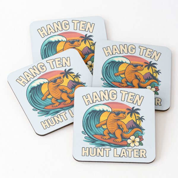 Item preview, Cool Komodo Dragon Surfer – Island Life designed and sold by Place-Heritages.