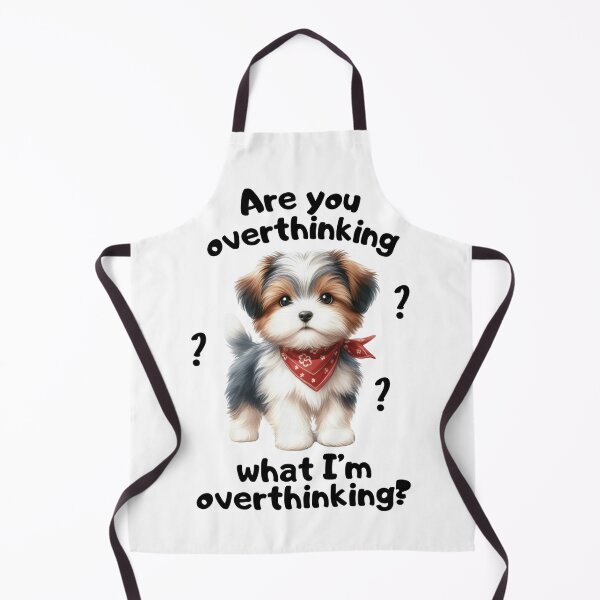 Item preview, Are you overthinking what I'm overthinking? Cute puppy designed and sold by Viikis.