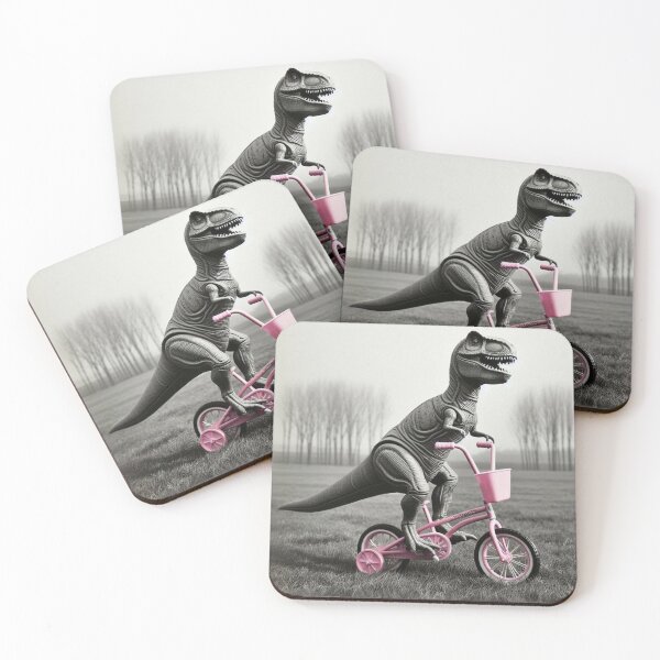 Item preview, "Pedal to the Mesozoic: T-Rex-tra Tiny Wheels!" designed and sold by Print Fiction.